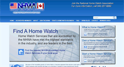 Desktop Screenshot of nationalhomewatchassociation.org